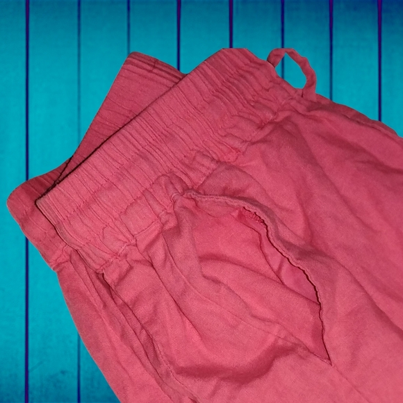 Love Tree Coral Wide Leg Pants - Picture 6 of 16